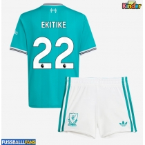 Liverpool Hugo Ekitike #22 3rd trikot Kinder 2025-26 Kurzarm (+ Kurze Hosen)